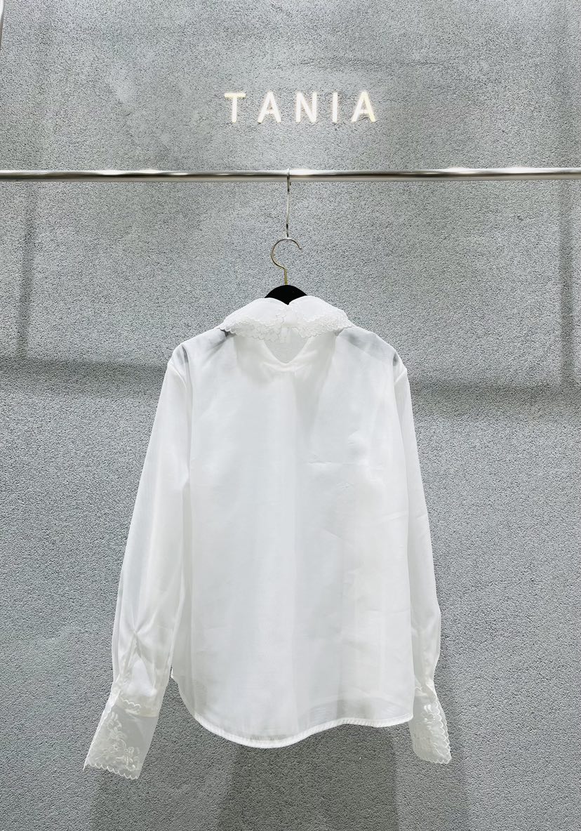 TANIA韓國直郵實拍女裝新款人氣26春夏熱賣時尚襯衫蕾絲衫TANIA襯衫/蕾絲衫