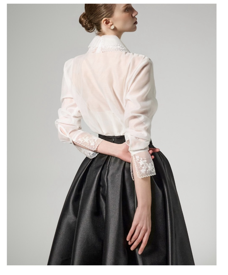 TANIA韓國直郵實拍女裝新款人氣26春夏熱賣時尚襯衫蕾絲衫TANIA襯衫/蕾絲衫