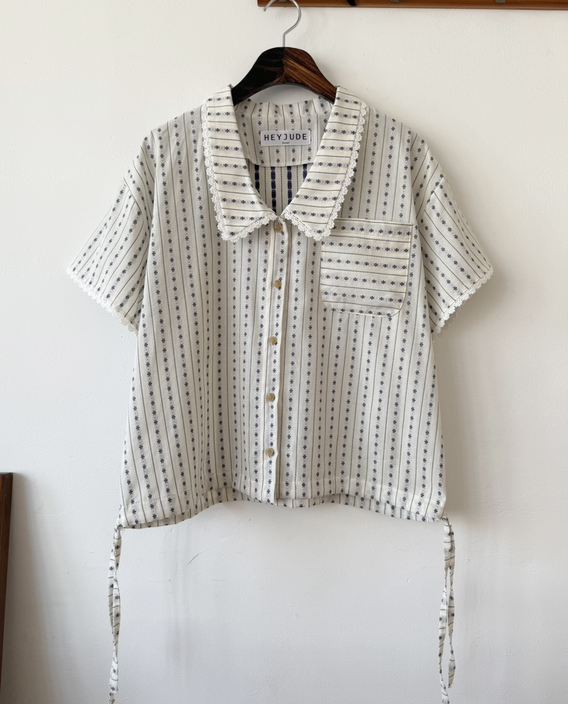 HEYJUDE韓國直郵女裝新品人氣26夏季26春夏職業襯衫蕾絲衫HEYJUDE襯衫/蕾絲衫圖色1