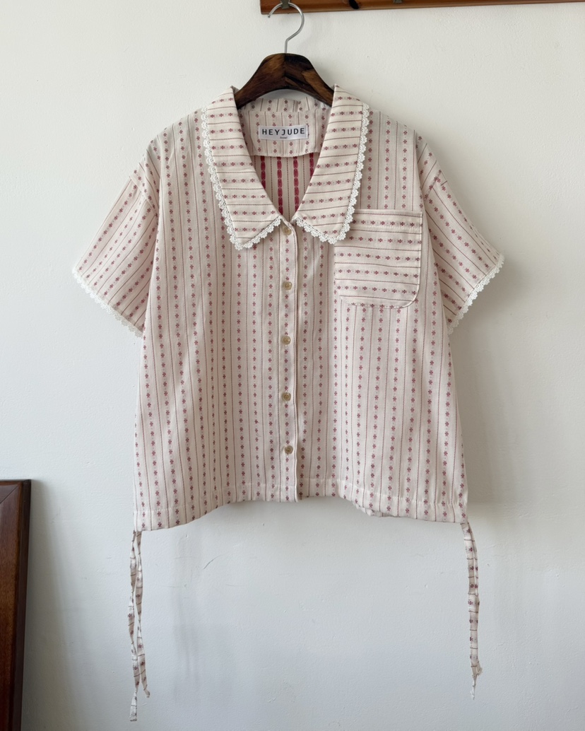 HEYJUDE韓國直郵女裝新品人氣26夏季26春夏職業襯衫蕾絲衫HEYJUDE襯衫/蕾絲衫圖色2