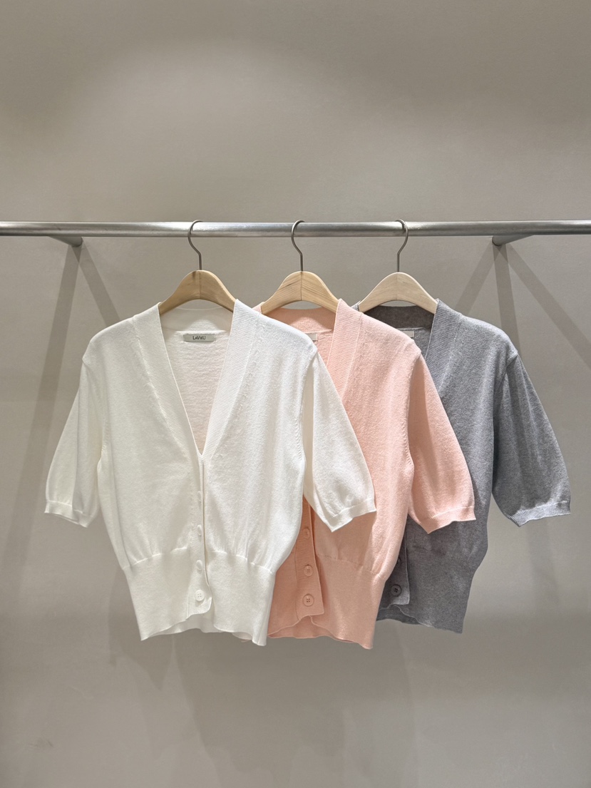 LAVIEU韓國直郵女士新款人氣時尚26夏季針織衫短袖針織衫LAVIEU針織衫