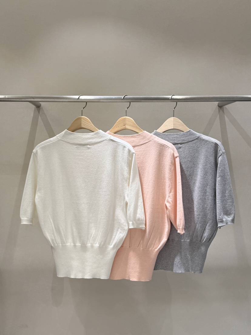 LAVIEU韓國直郵女士新款人氣時尚26夏季針織衫短袖針織衫LAVIEU針織衫