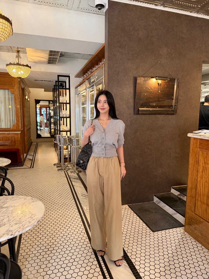 LAVIEU韓國直郵女士新款人氣時尚26夏季針織衫短袖針織衫LAVIEU針織衫