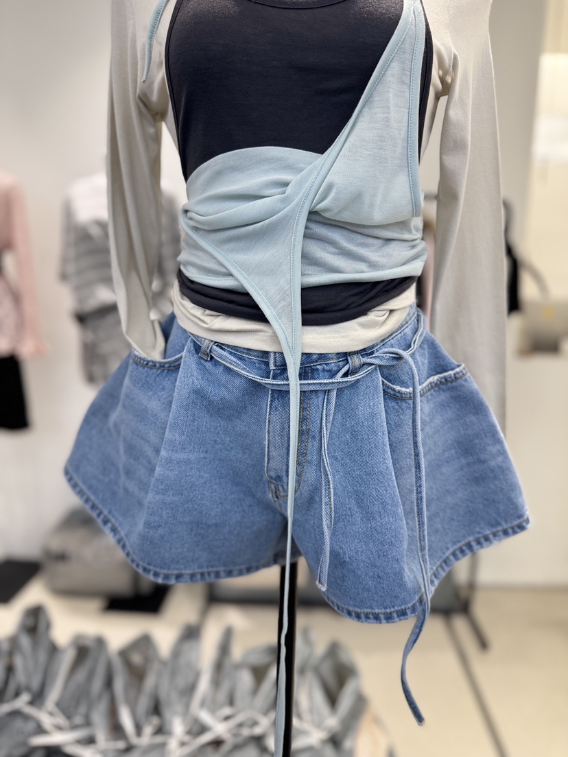 MELTED-P韓國直郵女裝新品人氣26夏季推薦26春夏短褲含腰繩MELTED-P短褲