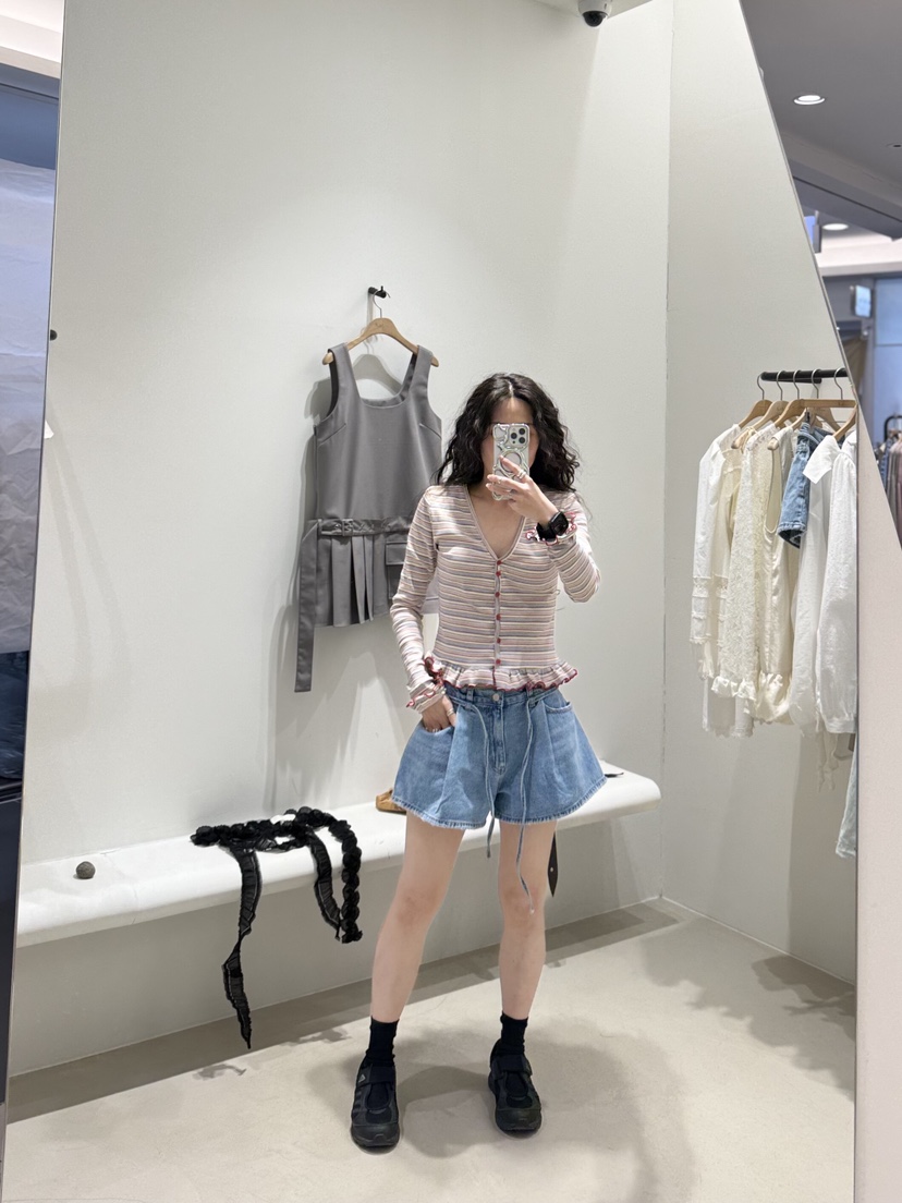 MELTED-P韓國直郵女裝新品人氣26夏季推薦26春夏短褲含腰繩MELTED-P短褲