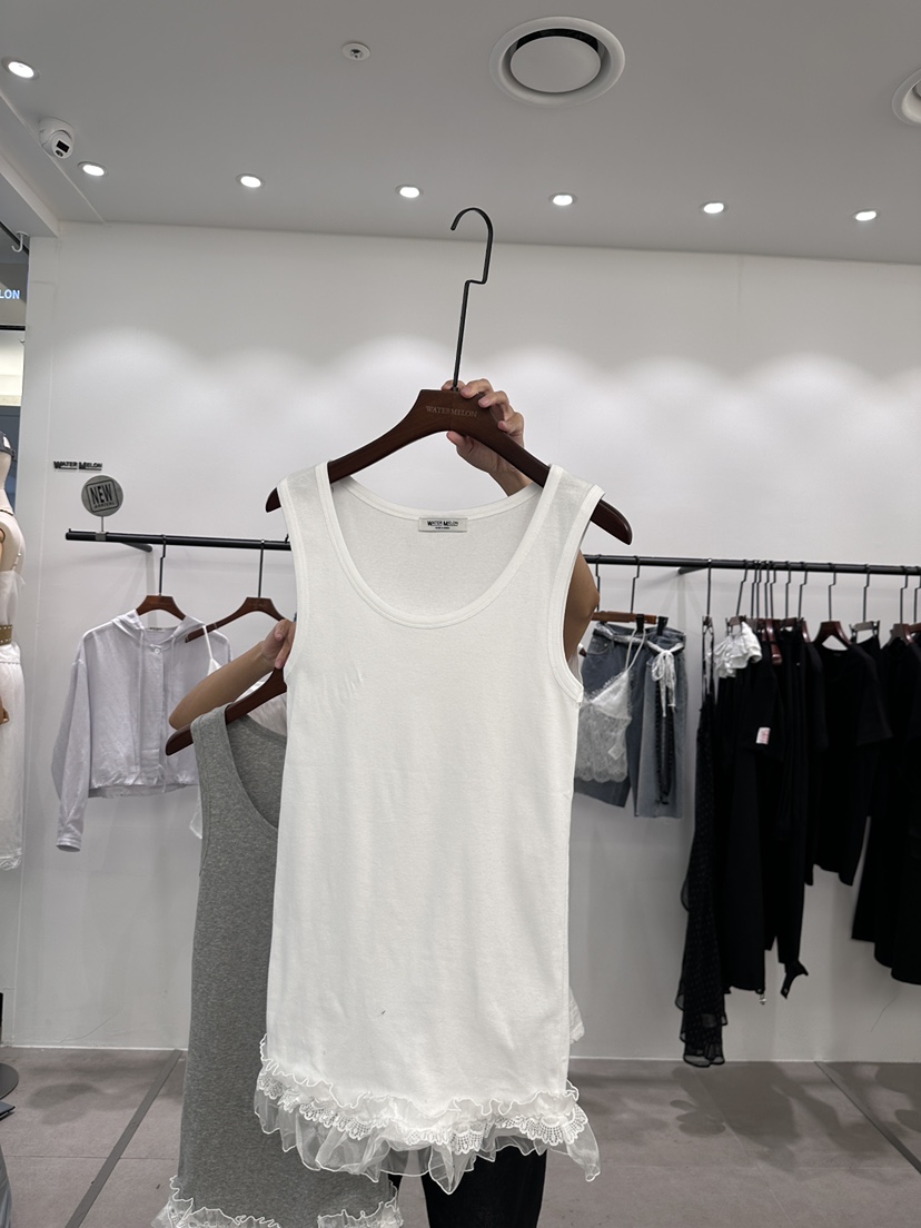 WATERMELON韓國直郵女士新品26春夏熱賣職業連衣裙荷葉邊WATER MELON連衣裙圖色1