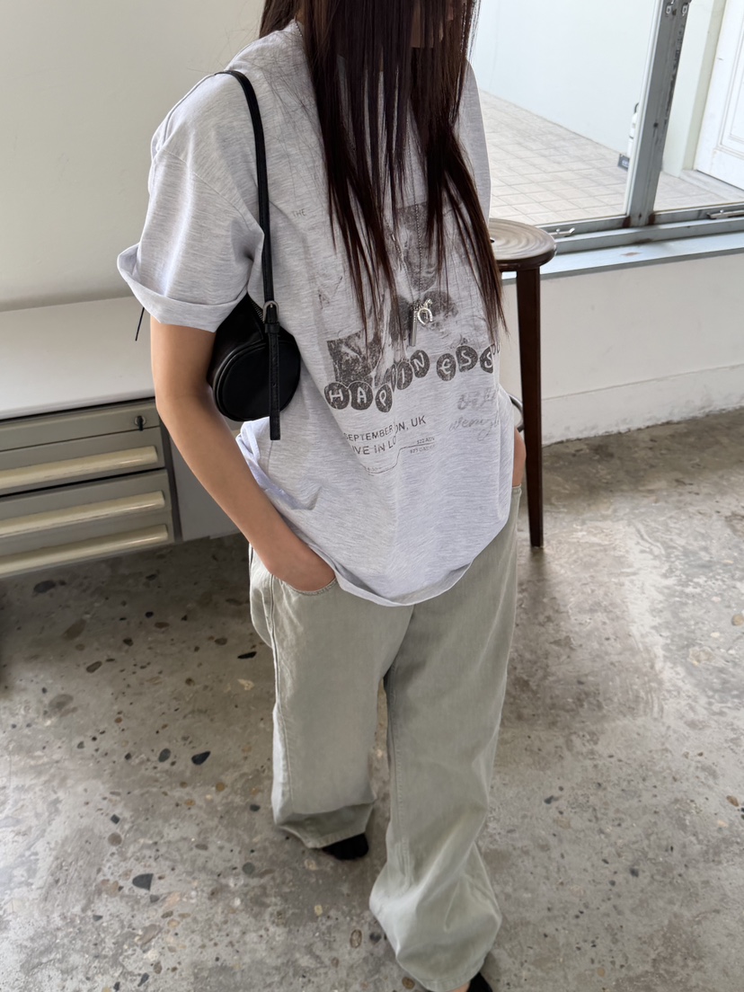 ACME東大門實拍韓國女士新品熱賣推薦人氣休閑26春夏職業T恤ACMET恤