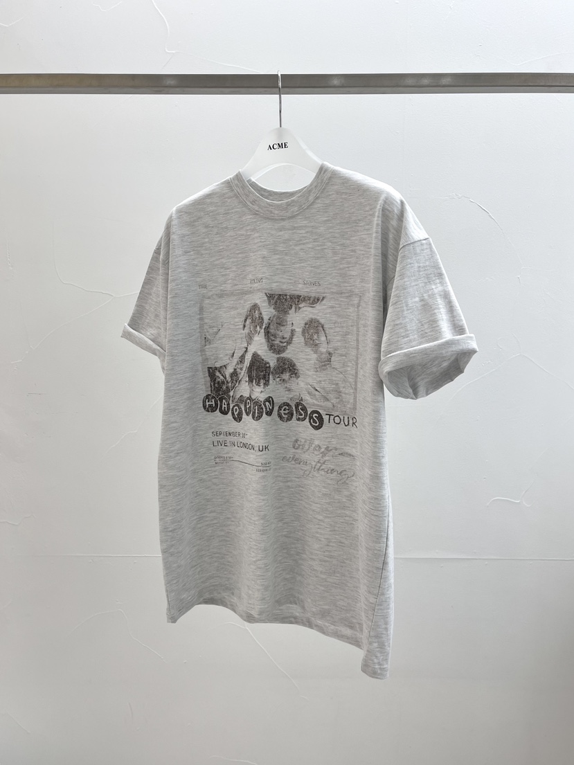 ACME東大門實拍韓國女士新品熱賣推薦人氣休閑26春夏職業T恤ACMET恤圖色1