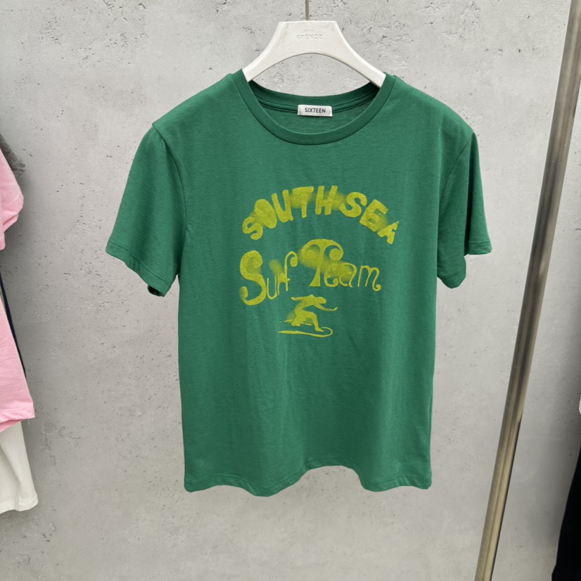 SIXTEEN韓國直郵實拍女裝新款休閑職業熱賣26夏季時尚T恤SIXTEENT恤圖色2