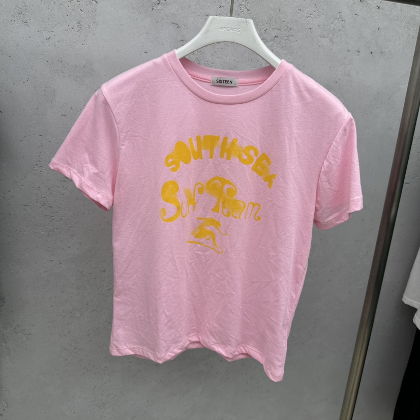 SIXTEEN韓國直郵實拍女裝新款休閑職業熱賣26夏季時尚T恤SIXTEENT恤圖色3