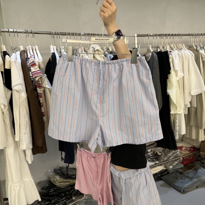 DOUBLE STANDARD/LE SMOKING/MAISONSTAFF韓國直郵女士新品26春夏短褲MAISONSTAFF短褲圖色1