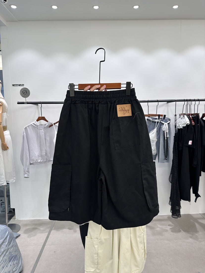 WATERMELON韓國直郵女士新品26春夏熱賣人氣職業短褲口袋WATER MELON短褲
