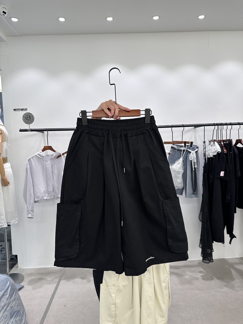 WATERMELON韓國直郵女士新品26春夏熱賣人氣職業短褲口袋WATER MELON短褲圖色3