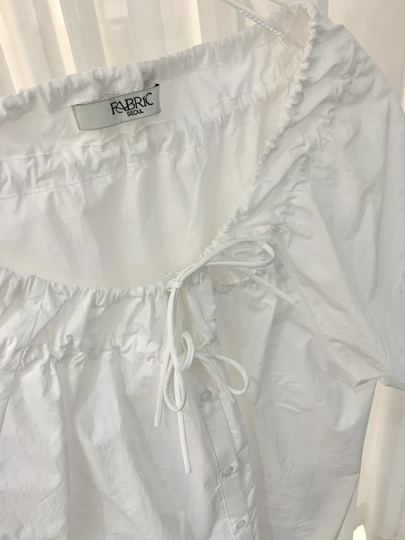 FABRIC韓國直郵女士新款推薦26夏季休閑熱賣時尚襯衫蕾絲衫FABRIC襯衫/蕾絲衫