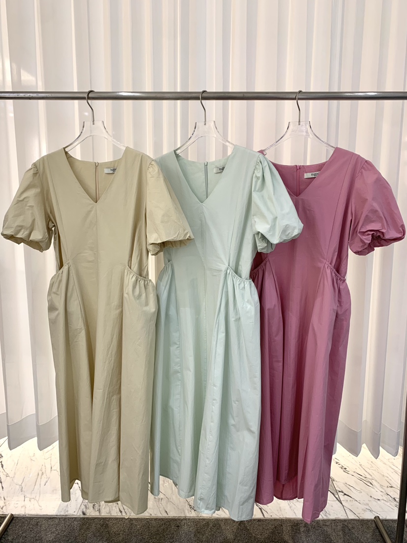 FABRIC韓國東大門代購女裝新品休閑推薦職業人氣26夏季連衣裙FABRIC連衣裙