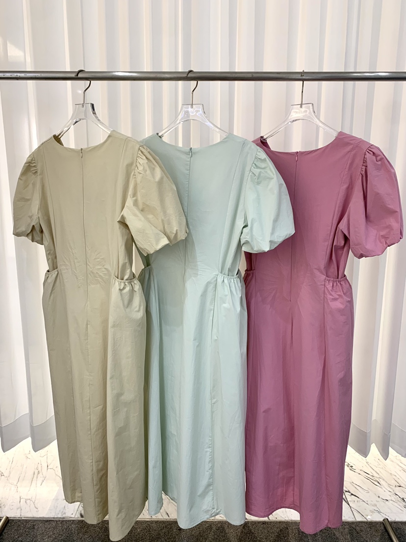 FABRIC韓國東大門代購女裝新品休閑推薦職業人氣26夏季連衣裙FABRIC連衣裙