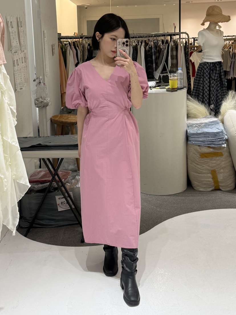 FABRIC韓國東大門代購女裝新品休閑推薦職業人氣26夏季連衣裙FABRIC連衣裙