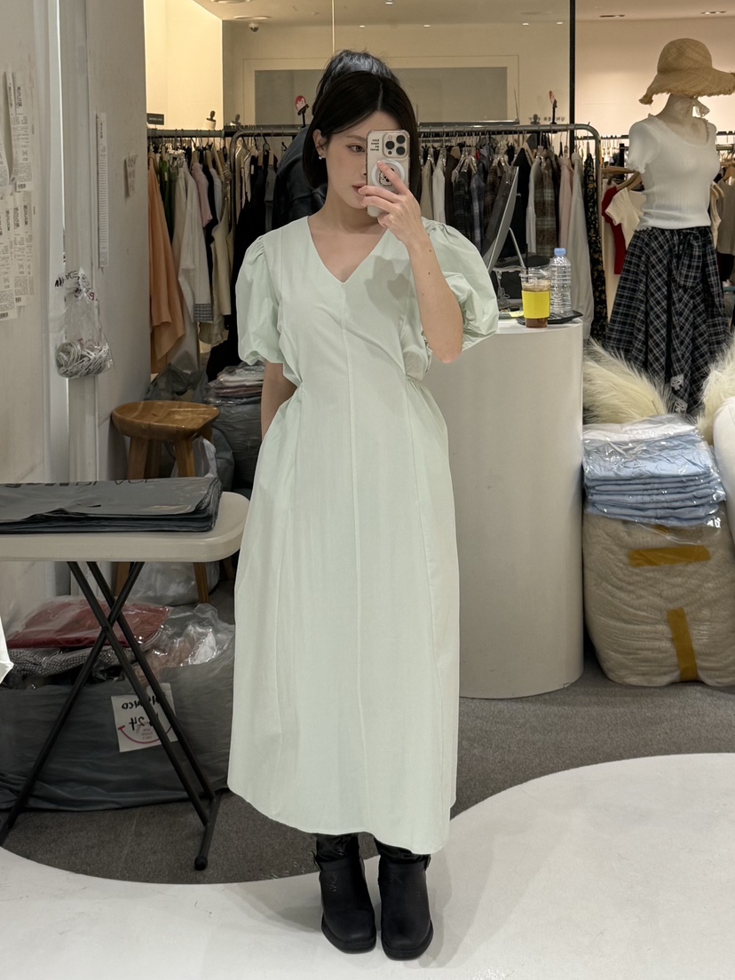 FABRIC韓國東大門代購女裝新品休閑推薦職業人氣26夏季連衣裙FABRIC連衣裙