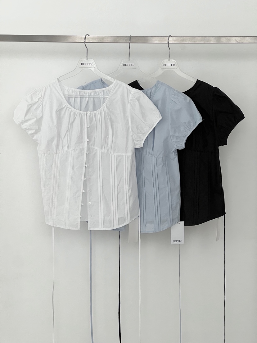 BETTER韓國直郵實拍女士新款職業26春夏熱賣休閑襯衫蕾絲衫BETTER襯衫/蕾絲衫