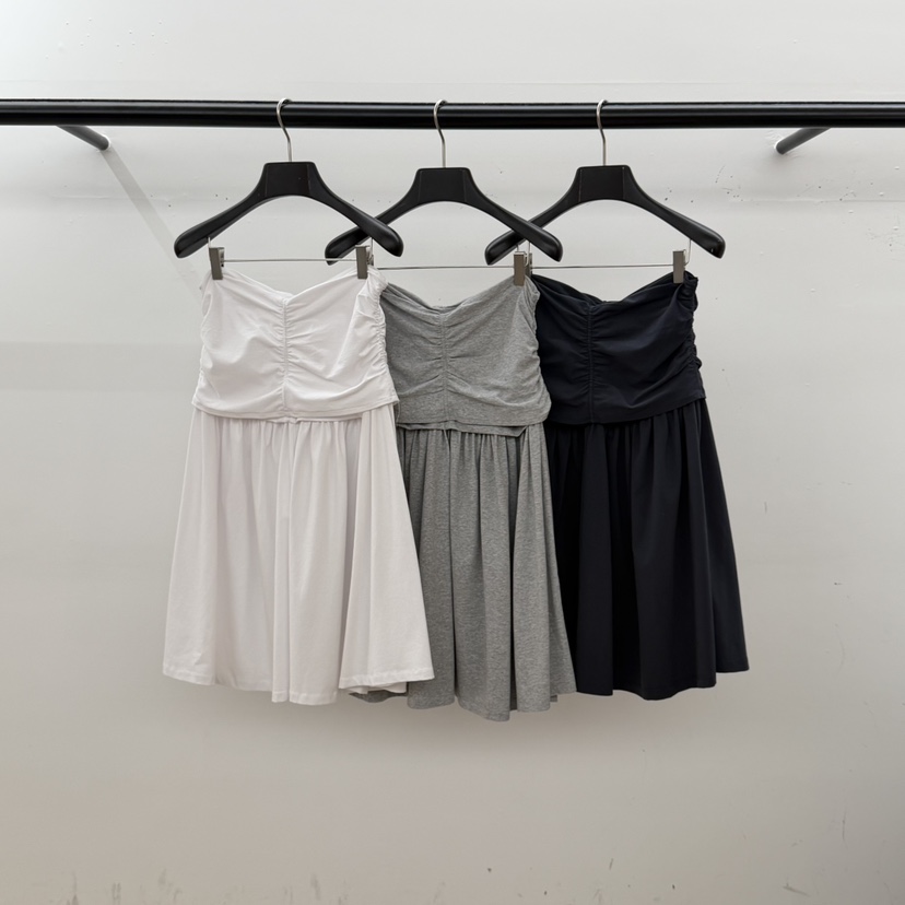 ID韓國直郵女裝新款熱賣人氣時尚休閑職業推薦連衣裙褶皺ID連衣裙