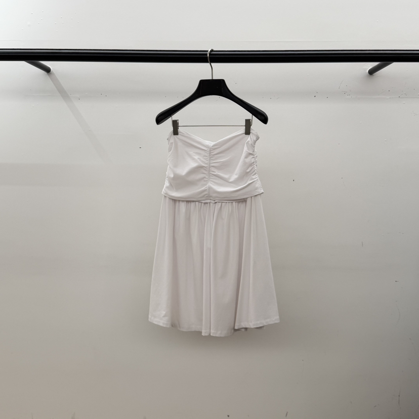 ID韓國直郵女裝新款熱賣人氣時尚休閑職業推薦連衣裙褶皺ID連衣裙圖色1