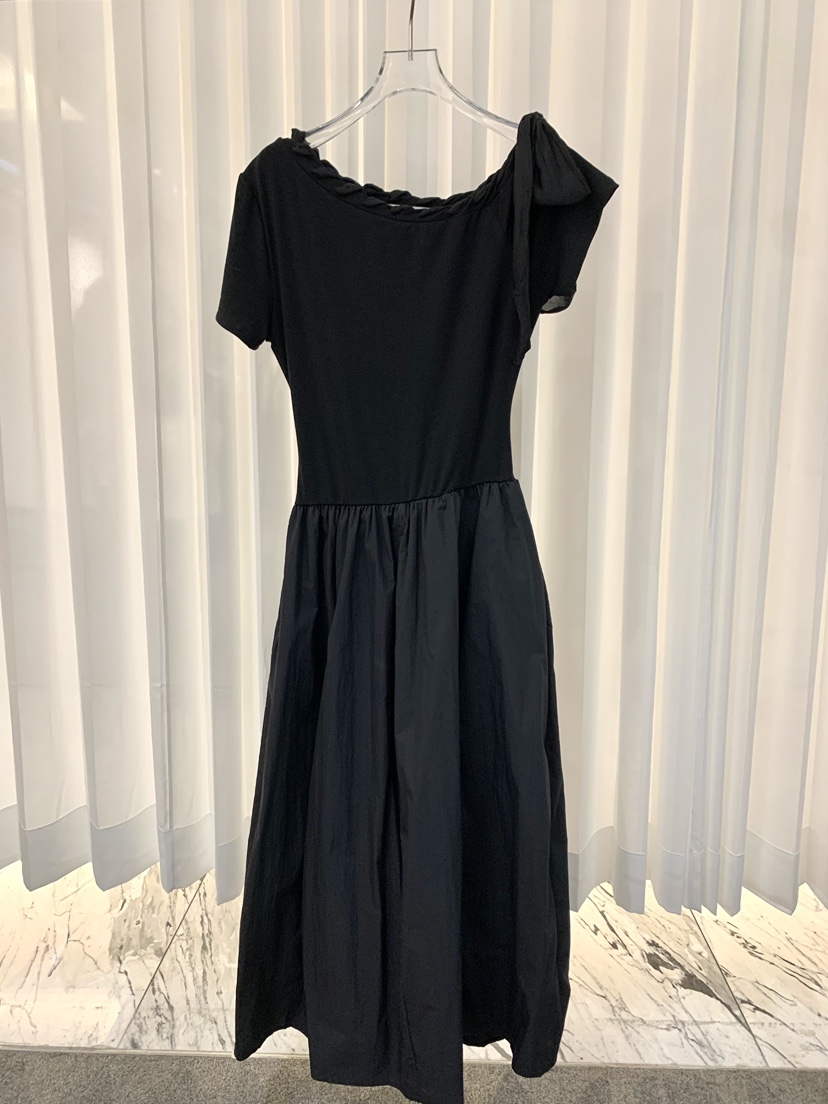 FABRIC韓國代購女士新品時尚人氣休閑職業26夏季連衣裙絲帶FABRIC連衣裙圖色2