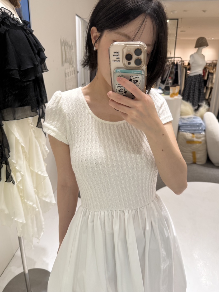 FABRIC韓國直郵女士新款時尚26夏季推薦職業休閑人氣連衣裙FABRIC連衣裙