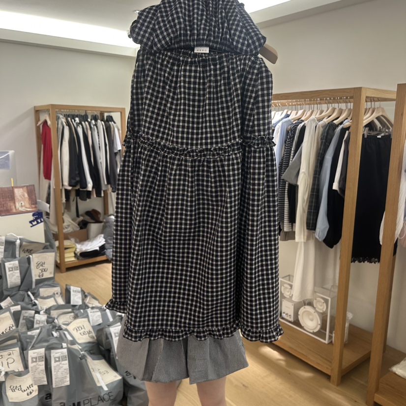 TIZZI韓國東大門代購女士新款26春夏推薦26夏季休閑熱賣長裙TIZZI長裙