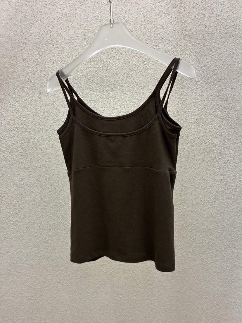 MWE韓國直郵女士新款時尚人氣26春夏26夏季熱賣推薦吊帶背心MWE吊帶/背心圖色5棕色