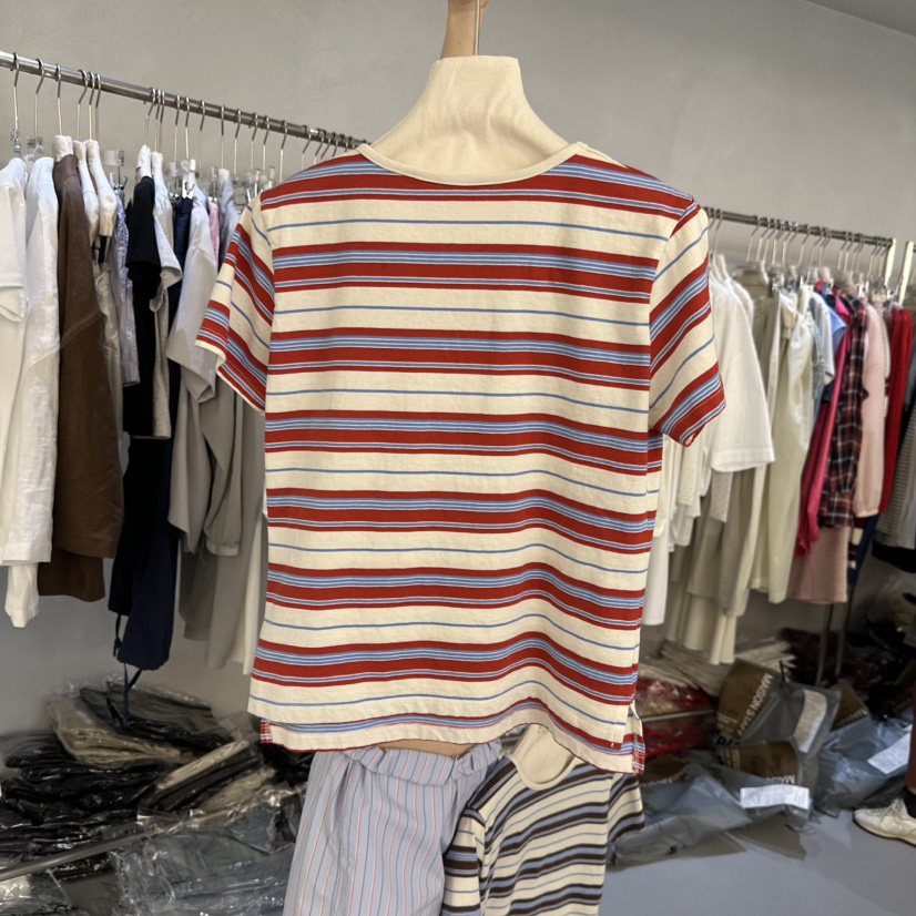 DOUBLE STANDARD/LE SMOKING/MAISONSTAFF韓國直郵女裝新品時尚T恤MAISONSTAFFT恤