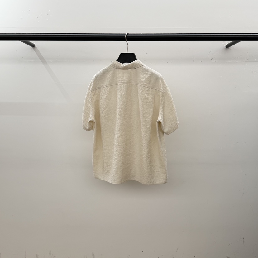 ID東大門實拍韓國女士新品推薦26春夏襯衫蕾絲衫口袋絲綢ID襯衫/蕾絲衫