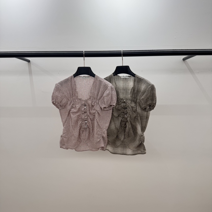 ID韓國代購女裝新品26夏季職業推薦熱賣26春夏襯衫蕾絲衫ID襯衫/蕾絲衫