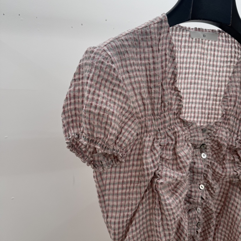 ID韓國代購女裝新品26夏季職業推薦熱賣26春夏襯衫蕾絲衫ID襯衫/蕾絲衫