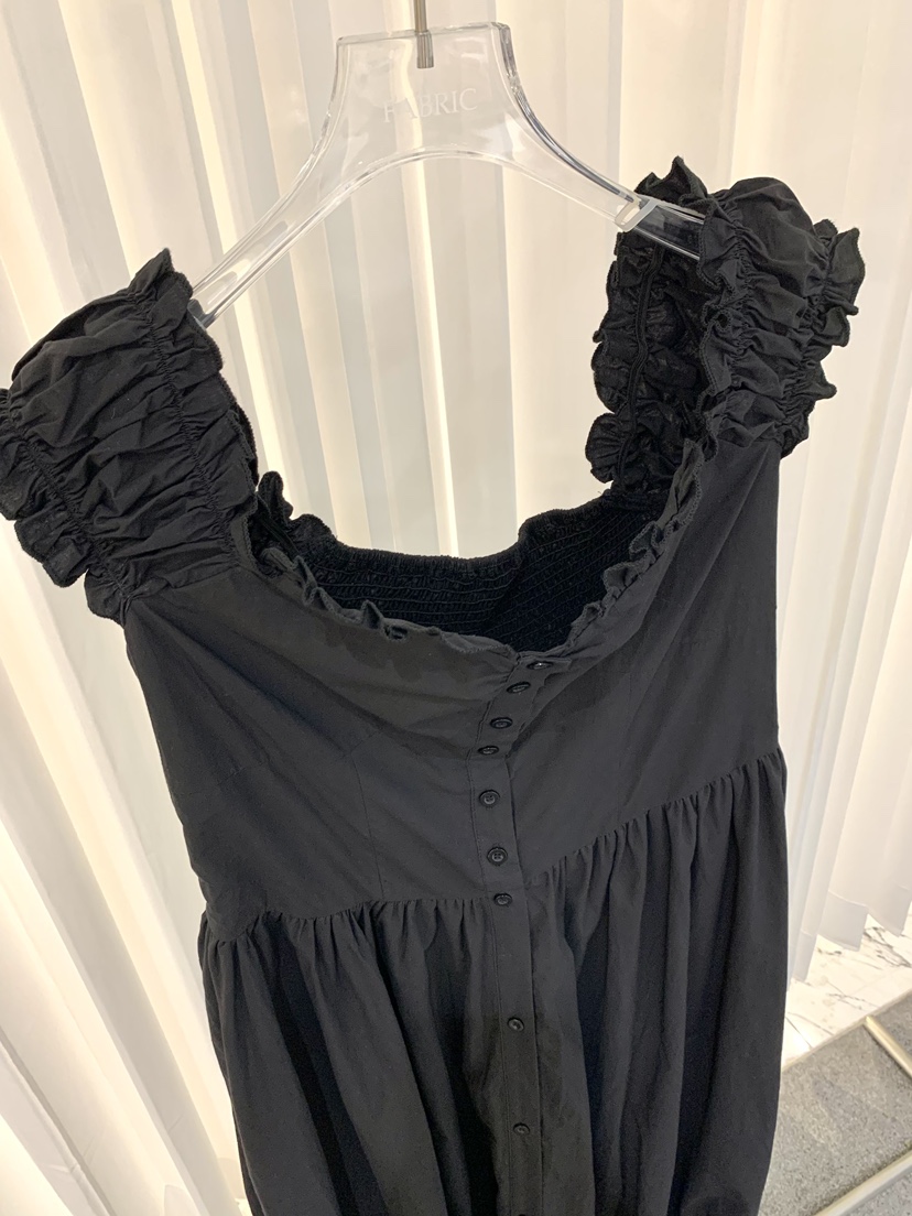 FABRIC韓國直郵實拍女士新款熱賣時尚人氣推薦休閑連衣裙FABRIC連衣裙