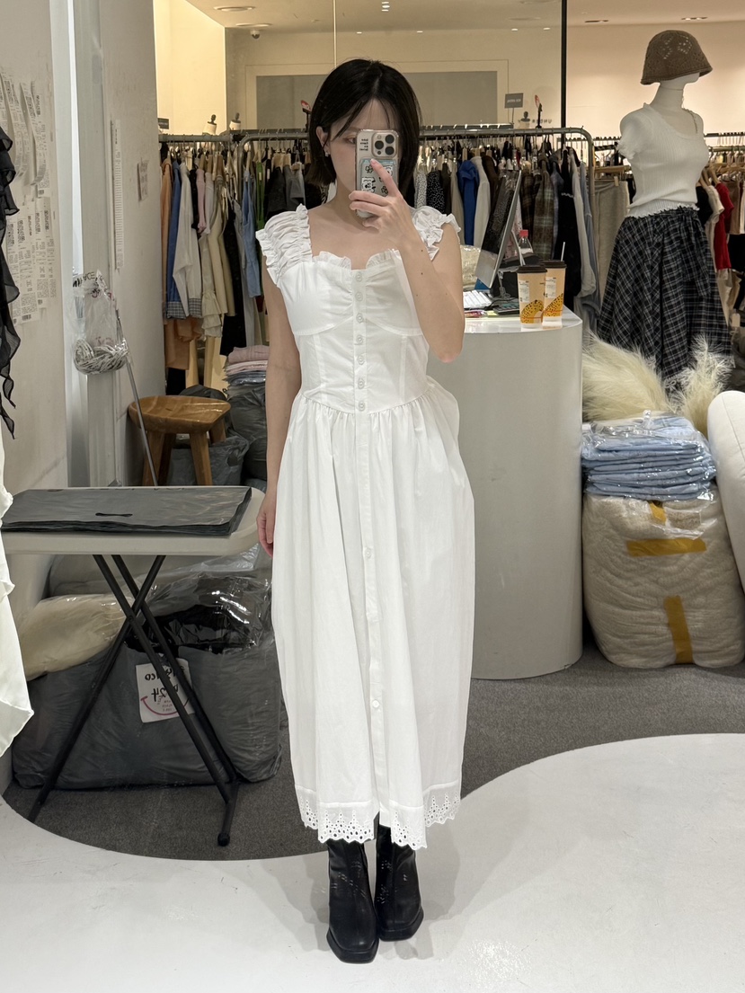 FABRIC韓國直郵實拍女士新款熱賣時尚人氣推薦休閑連衣裙FABRIC連衣裙