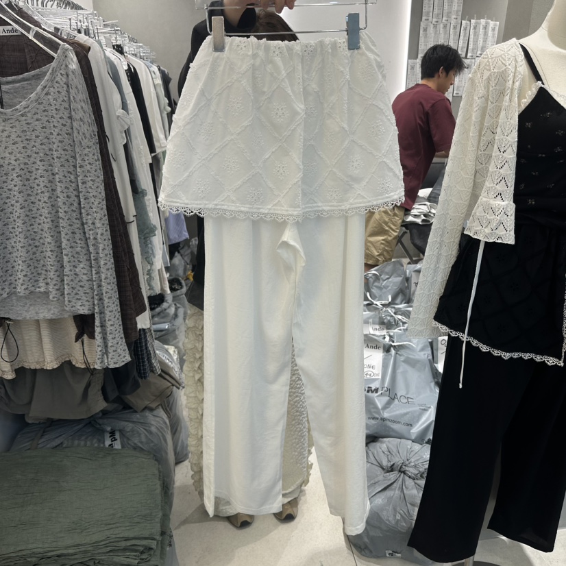 ANDE韓國代購女士新款人氣26春夏休閑熱賣推薦裙褲假兩件Ande裙褲