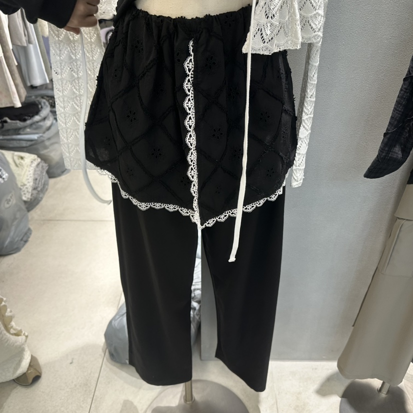 ANDE韓國代購女士新款人氣26春夏休閑熱賣推薦裙褲假兩件Ande裙褲圖色2