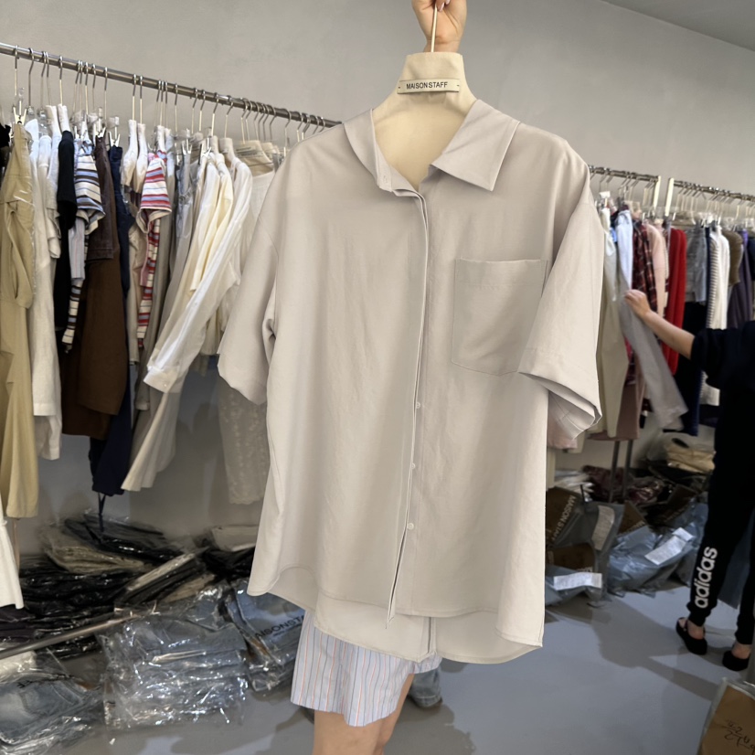 DOUBLE STANDARD/LE SMOKING/MAISONSTAFF東大門實拍韓國女裝新品26春夏襯衫蕾絲衫MAISONSTAFF襯衫/蕾絲衫圖色2