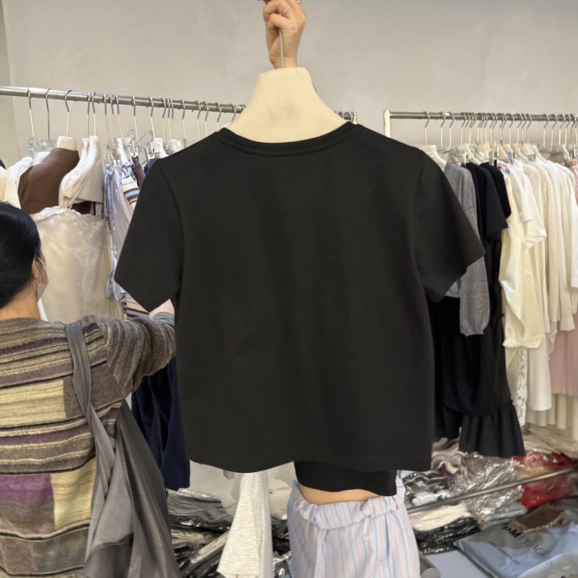 DOUBLE STANDARD/LE SMOKING/MAISONSTAFF韓國東大門直郵女裝新品時尚T恤MAISONSTAFFT恤