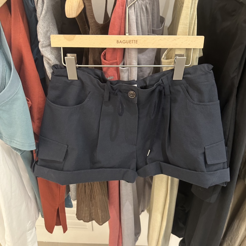 BAGUETTE-P韓國直郵實拍女士新品休閑時尚26夏季熱賣短褲BAGUETTE-P短褲圖色2