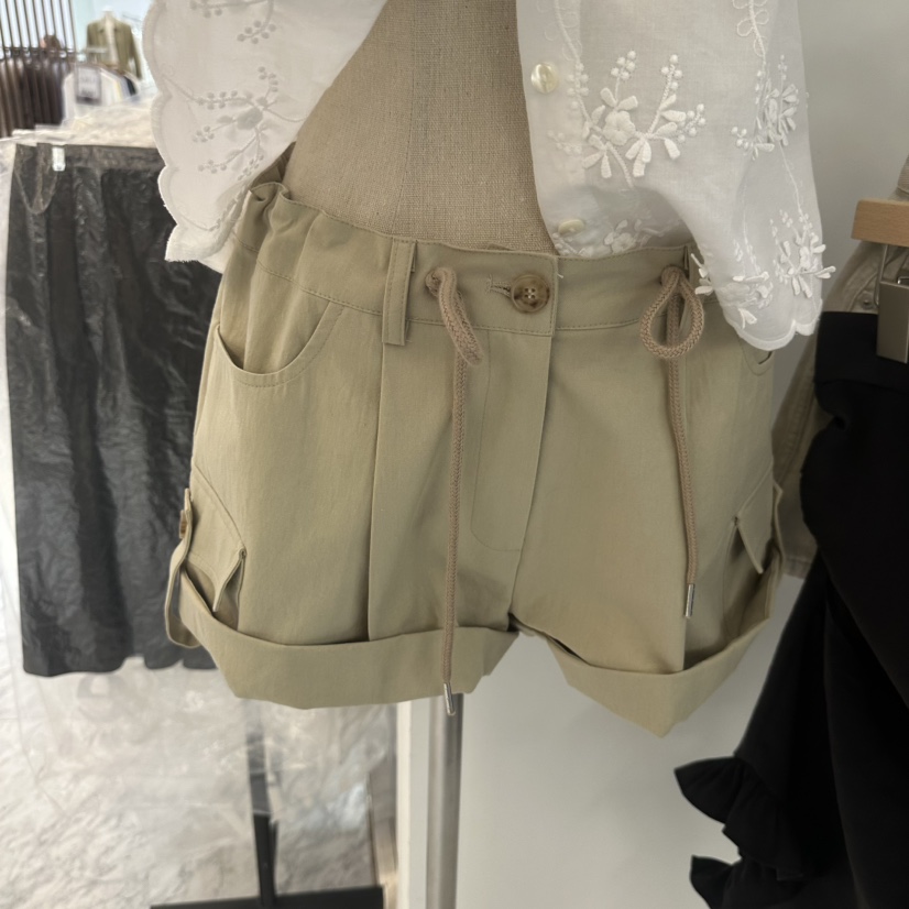 BAGUETTE-P韓國直郵實拍女士新品休閑時尚26夏季熱賣短褲BAGUETTE-P短褲圖色3