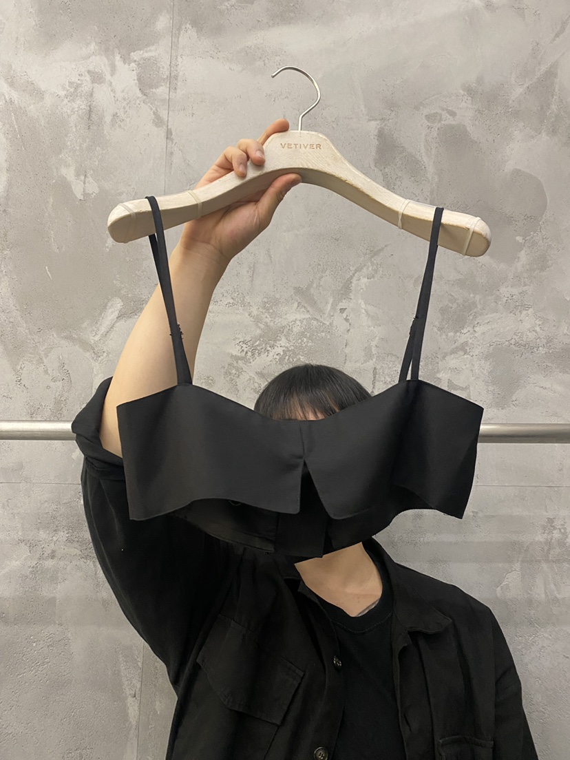 THE VETIVER-A韓國東大門代購女士新品時尚熱賣吊帶背心VETIVER吊帶/背心圖色2黑色