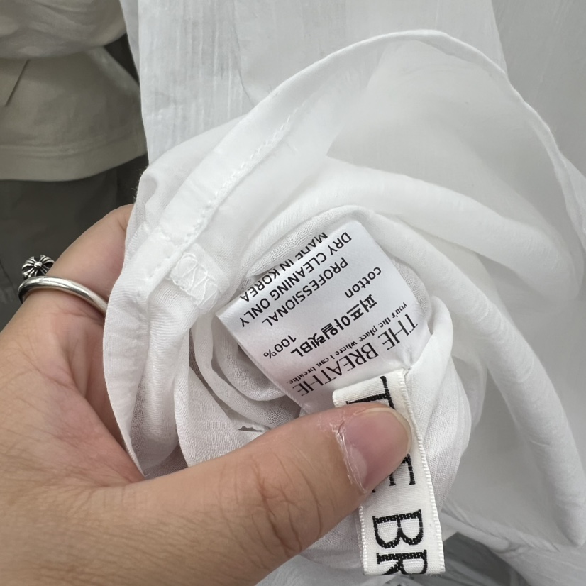 BREATHE韓國直郵女裝新款26春夏26夏季職業推薦襯衫蕾絲衫BREATHE襯衫/蕾絲衫