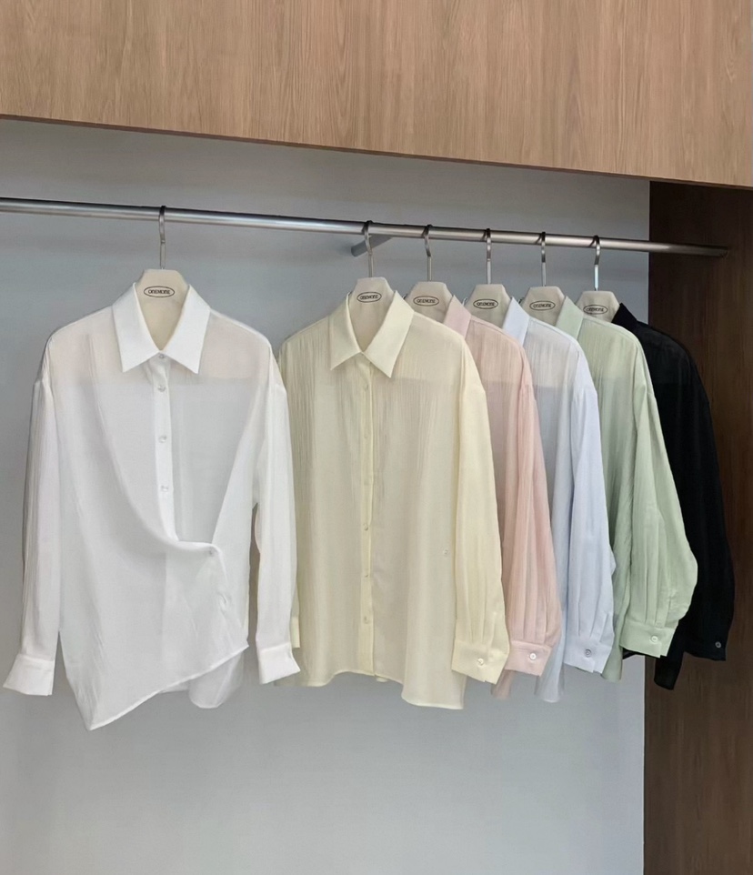 ONE MONE韓國東大門代購女裝新款休閑推薦人氣襯衫蕾絲衫ONE MONE襯衫/蕾絲衫圖色3左三色