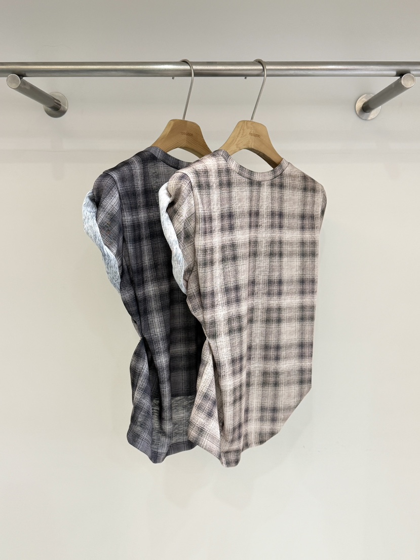 TOOGOOD東大門實拍韓國女士新款時尚熱賣人氣吊帶背心格紋TOOGOOD吊帶/背心