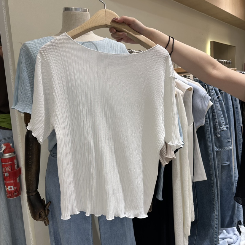 VINTAGE VIBE東大門實拍韓國女裝新品26夏季時尚人氣T恤VINTAGE VIBET恤