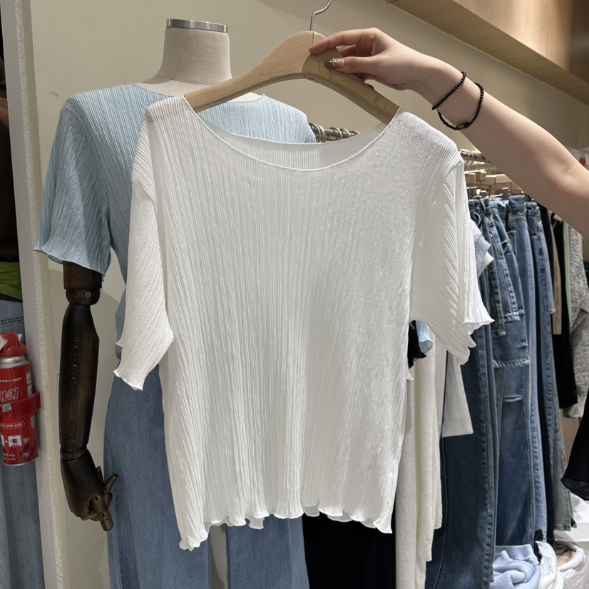 VINTAGE VIBE東大門實拍韓國女裝新品26夏季時尚人氣T恤VINTAGE VIBET恤圖色2