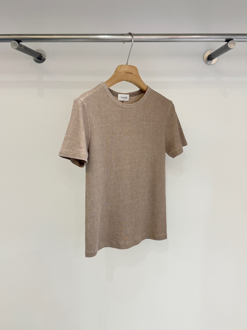TOOGOOD韓國直郵實拍女裝新品推薦人氣熱賣職業26夏季T恤修身TOOGOODT恤圖色1