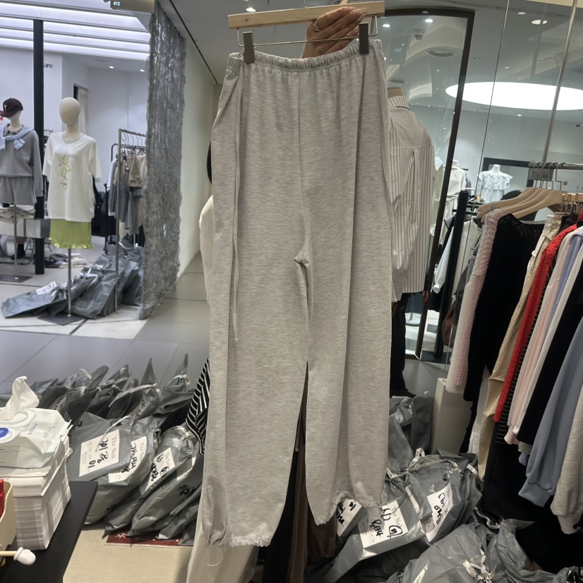 NOB韓國東大門代購女士新款時尚職業人氣26夏季休閑褲鏤空The Nob休閑褲