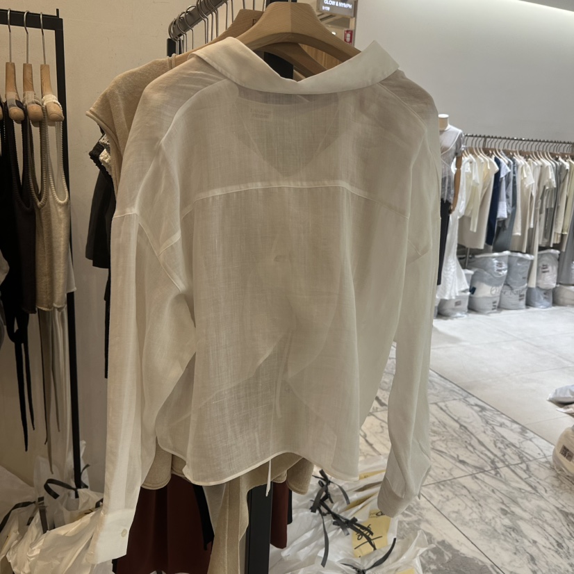 LA MAGIE FEMME韓國直郵女士新品職業時尚熱賣襯衫蕾絲衫Lamagie Femme襯衫/蕾絲衫